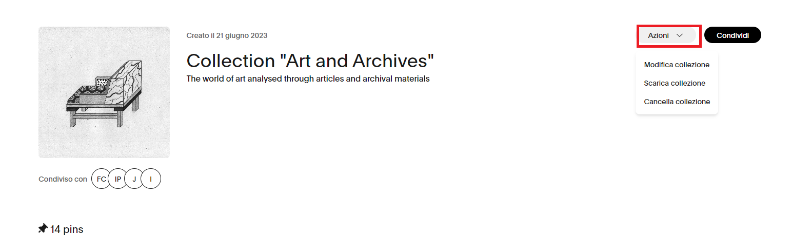 immagine collezione azioni